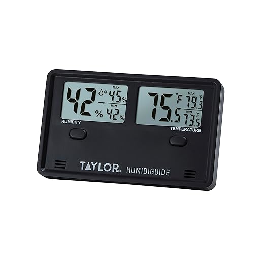 Taylor Wireless Digital Indoor Outdoor Thermometer and Hygrometer, Dual Display for Temperature and Humidity, Easy-to-Read for Home, Office, Greenhouse, Nursery, and Indoor Areas, Min/Max Black - Image 7
