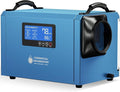145 Pints Commercial Dehumidifier for Large Basements & Crawl Spaces up to 6500 Sq.Ft, Industrial Dehumidifiers for Water Damage Restoration, Auto Defrost, Continuous Drain Hose, Memory Function, Blue by BSMTEK