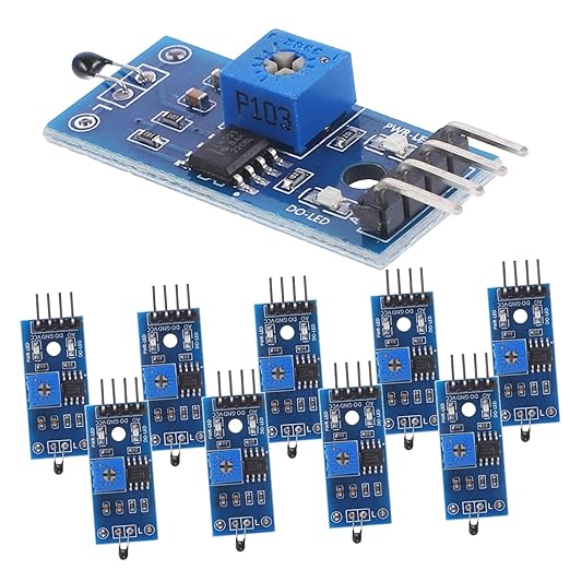 DOITOOL 20pcs Pin Thermosensitive Relay Modules Photoresistor Module Detection Switch for Car Sensor - Image 7