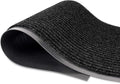 MaxMat® Extra Large Commercial Floor Mat, 3 x 5 Feet Heavy Duty, Waterproof, Low-Profile, Easy to Clean, Rubber Entry Mat (RIB0035BL, Black) by MaxMat