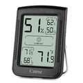 Digital Hygrometer Indoor Thermometer for Home,Room Thermometer with Temperature Gauge and Humidity Gauge,Temperature Humidity Meter Indoor with Maximum and Minimum Records, Black CRN101 by Catrne
