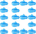 AMI PARTS Humidifier Tank Cleaner for Warm&Cool Most Humidifiers and Fish Tank Humidifier Demineralization Purifie Water Soften Hard Water 18-Pack (Blue, Adorable, Submarine Shape) by AMIPARTS