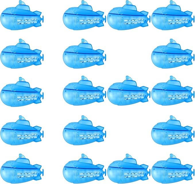 AMI PARTS Humidifier Tank Cleaner for Warm&Cool Most Humidifiers and Fish Tank Humidifier Demineralization Purifie Water Soften Hard Water 18-Pack (Blue, Adorable, Submarine Shape) by AMIPARTS