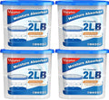 Vacplus Moisture Absorber Buckets – Large Capacity Dehumidifier and Humidity Absorber for Closet, Basement, Bathroom, RV, and Storage Areas, Unscented, 2 lbs, 4 Pack by Vacplus