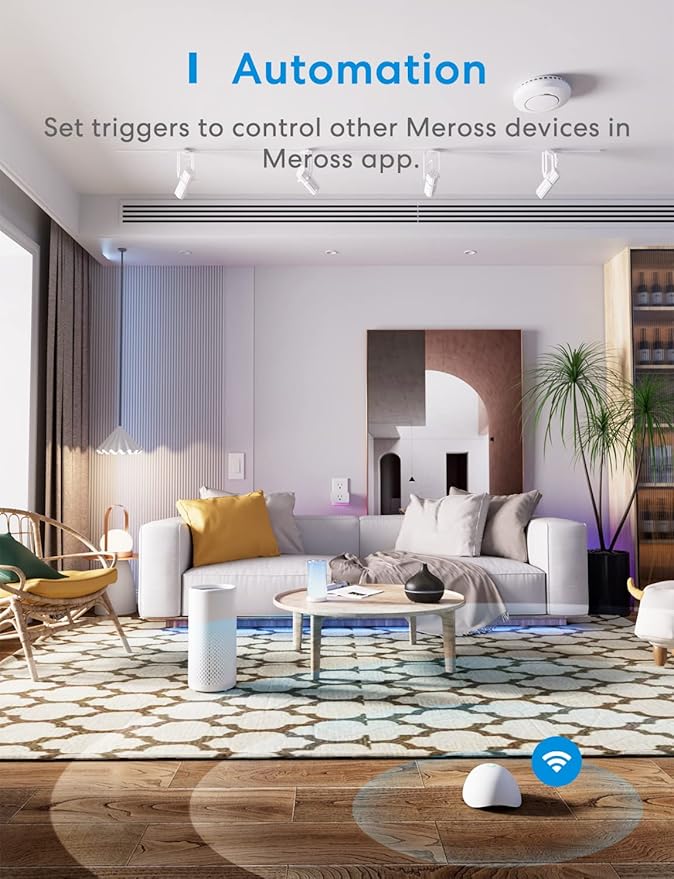 Meross Smart Water Sensor Alarm 3 Pack, WiFi Water Leak Detector Support Apple HomeKit, SmartThings, IP67 Waterproof with App Alerts, Alarm, 100M Range for Home Basement Kitchen (Meross Hub Included) - Image 6
