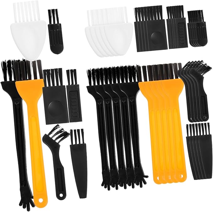 48pcs Electric Shaver Razor Cleaning Brush Cleaning Tool for Keyboard Gap Humidifier Trimmer Beard Hair Small Razor Brush Clipper Cleaner Replacement by Unknown