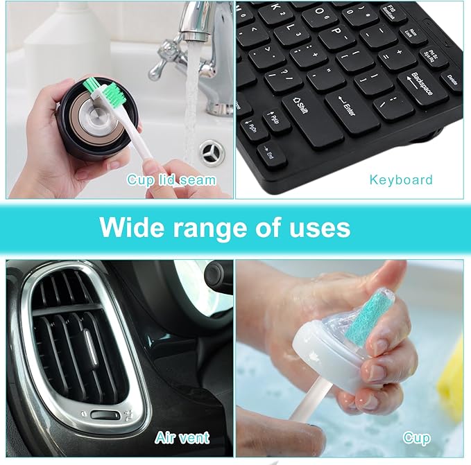 12pcs Ice Maker Cleaning Brush Set, Multifunctional Ice Machine Cleaning Tools Water Cooler Cleaner Kit Home Kitchen Utility Tools - Image 7