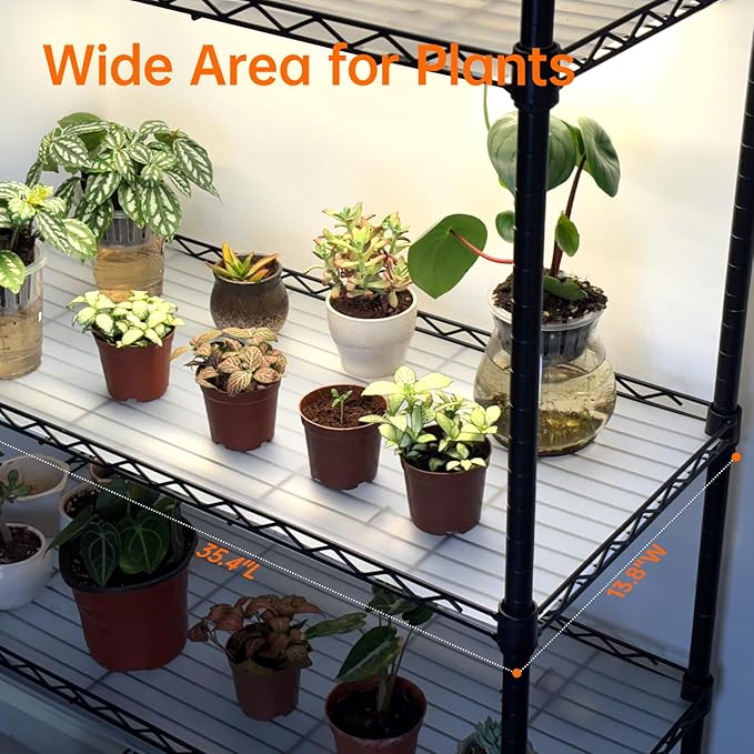 Bstrip Indoor Greenhouse with Grow Light, Mini Green House with 4 Pack T8 Full Spectrum Plant Lights with Timer, Indoor Greenhouse Cabinet for Indoor Plant, Seed Starting, Seed Tray, 29.5"x13.8"x59" - Image 2
