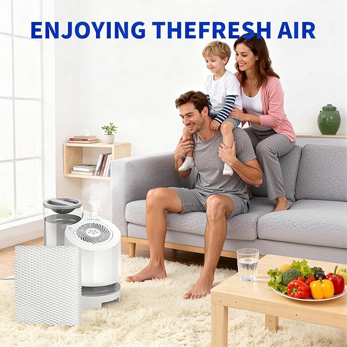 MD1-0034 Humidifier Wicks Filters Replacement, Compatible with Vornado Evaporative Humidifier Evap40, Evap2, EV100, EV200, EVDC300, EVDC500, EVDC505, 4 Packs - Image 6
