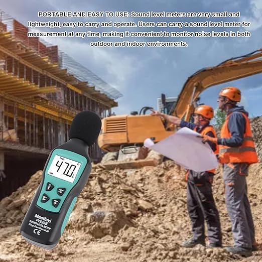 Sound Level Meter, Portable Noise Tester with Accuracy Measurement Technology for Factory Traffic Environmental Monitoring - Image 2