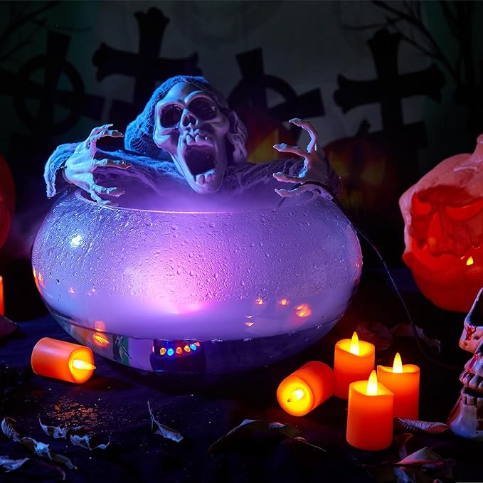 AGPTEK 12 LED Mist Maker Water Fountain Pond Fog Atomizer Air Humidifier, Ideal For Indoor or Outdoor Fountains, Water Feature Use. - Image 9
