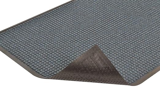 NoTrax 4'x10' Guzzler Commerical-Grade Entrance Mat, Dirt and Moisture Control, Rubber-Backed, Indoor/Outdoor, Slate Blue, 166 - Image 5