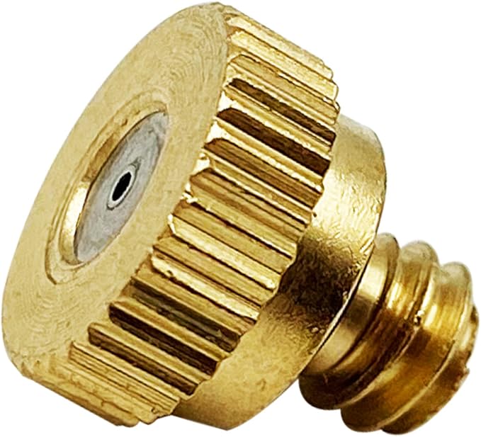 RuoFeng Mister Nozzles Brass For Outdoor Cooling System Low-Pressure Atomizer 22 pcs Orifice 0.012" (0.3 mm) 10-24 UNC - Image 2