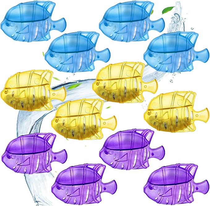 12PCS Universal Humidifier Tank Cleaner,Demineralization Cleaning Ball for Most Humidifier & Fish Tank, Purifies Water, Eliminates White Dust and Odor, Prevents Hard Water Build-Up by Unknown