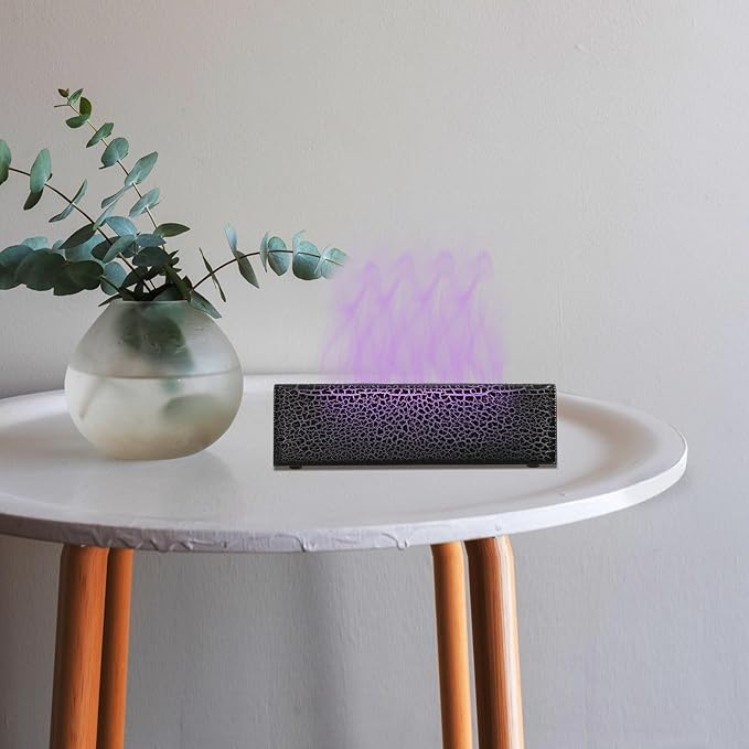 Essential Oil Diffuser | 7 Colour Lights Aromatherapy Diffuser | Aroma Diffusers for Home | Air Humidifier | Timable & Auto Shut-Off | 5.07oz | Black - Image 2