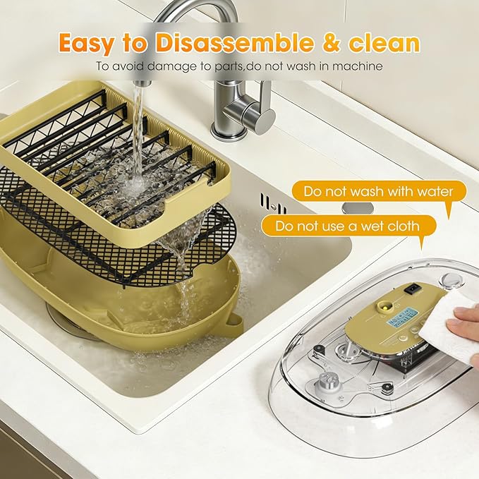 24 Egg Incubator for Hatching Eggs, Automatic Egg Turning, Temperature & Humidity Control, Egg Candler, for Hatching Chicken, Duck, Quail, Goose - Ideal for Farm, Classroom, Home Use - Image 9