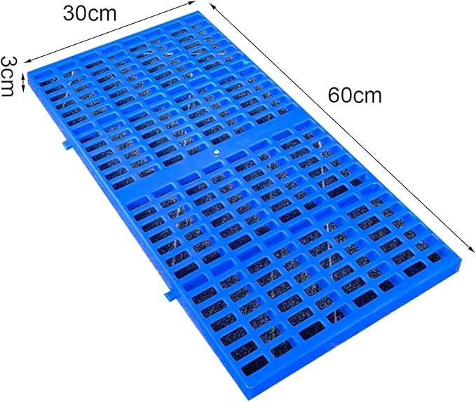 Lightweight Plastic Pallet with Mesh Moisture Barrier for Outdoor & Balcony Storage Easy Stacking Grille Ventilation Resistent Floor Pallet for Efficient Space Management - Image 6
