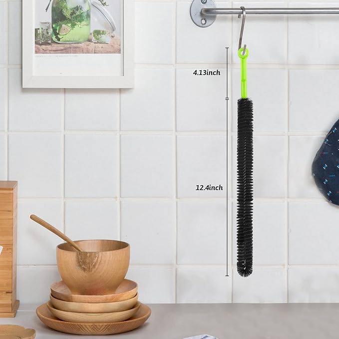 Sewer Drain Brush, Drain Clog Remover, 17inch Flexible Long Pipe Snake Hair Clogs Catcher Cleaner Tool for Toilet, Kitchen Sink, Sewer Drain, Bathroom Tub - Image 5