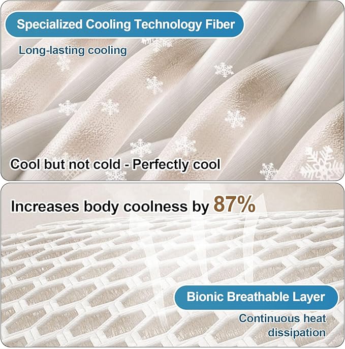 OTOB Cooling Dog Couch Cover Ice Silk Fiber, Washable & Non Slip Sofa Slipcovers Pet Mat, Soft Dog Bed Couch Cover Cooling Mat, Durable Pet Friendly Furniture Protector All Seasons (Cream, 36"*70") - Image 5
