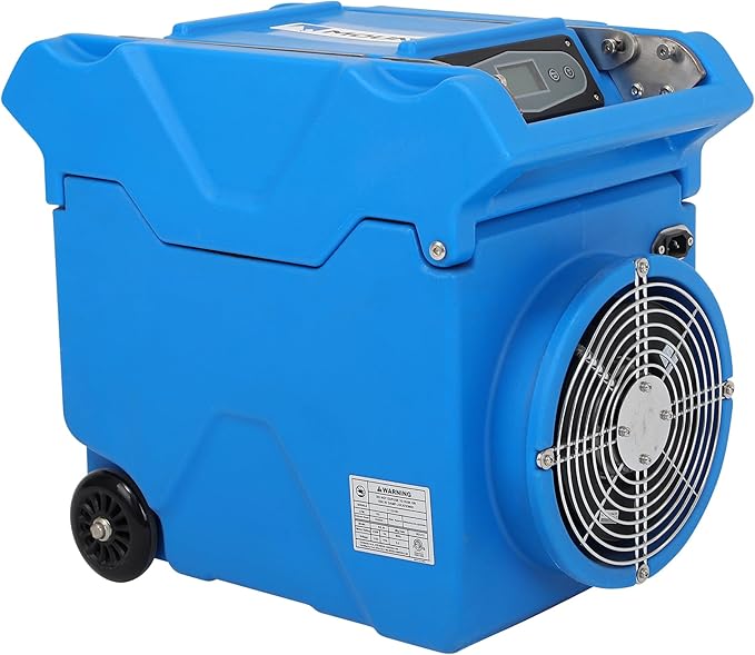 Mounto 150pints Commercial LGR Dehumidifier w/Handle and Wheels - Panasonic Compressor, ETL Certified, Compact & Stackable, Built-in Pump, LED Display - Image 2