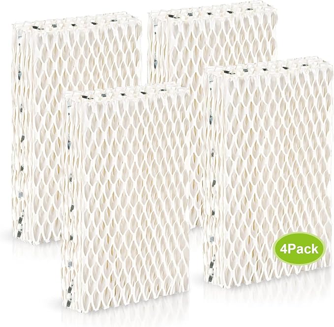4 Pack WF813 Humidifier Filters Wick Replacement Compatible with ReliOn RCM-832 RCM-832N WF813 DH832 ProCare PCWF813 Equate EQWF813 EQ-2119-UL Duracraft DH-830 Cool Mist Humidifier Filters by GiveYouaGoodLife