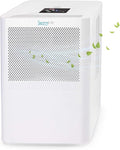 SereneLife Portable Electric Home Mini Dehumidifier - 322 Square Feet Quiet Compact Small Dehumidifiers For Home Closet Basement w/ 3L Water Tank Capacity, Removes Moisture - SereneLife PDUMID95.5 by SereneLife