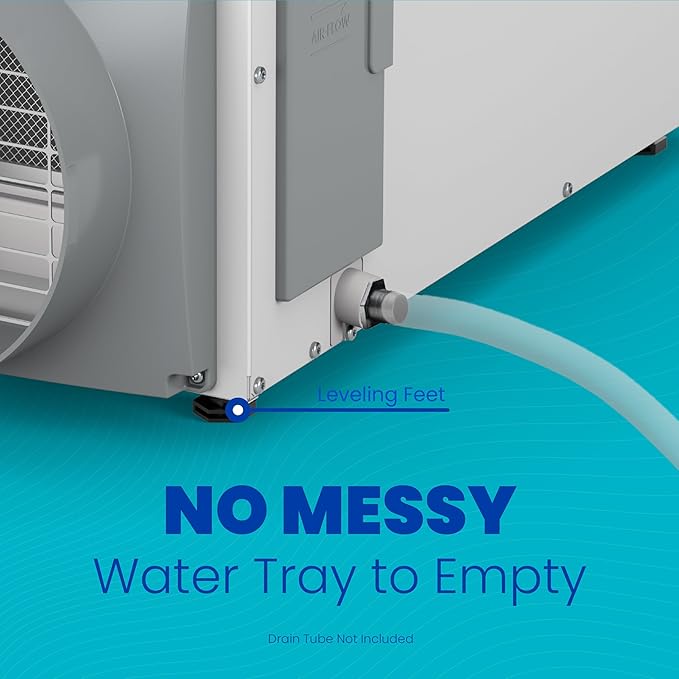 AprilAire E080 Pro 80-Pint Whole-House Dehumidifier + Model 76 Wall Mount Control, Ideal for Basements, Crawlspaces, or Whole Houses up to 4,400 sq. ft. - Image 6