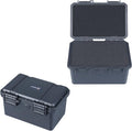Lykus HC-1730 Mini Hard Case Dry Box with Foam Insert, Interior Size 6.5x3.9x3.7 in, IP66 Splash-Proof, Suitable for Cellphones, Tools, Small Devices and More by Lykus