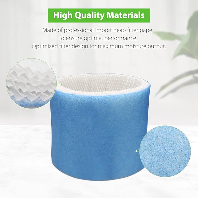 Smilyan 2 Pack Upgraded Blue Mesh HC-14 Humidifier Replacement Wicking Filter E for Honeywell HCM-6009 HCM-6011 HEV680 HEV685 Series, Part # HC14PF3 HC-14V1 HC-14 HC-14N - Image 3