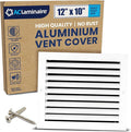 12x10 Inch (Duct Opening) Air Return Vent Cover Decorative – Premium Aluminum AC Vent Cover for Ceiling & Wall, Rustproof Grille, Ideal for Home HVAC Grille, Durable & Easy to Install by ACLAMINAIRE by LAMINAIRE
