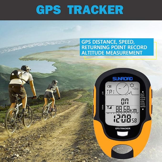 Digital Altimeter Portable Compass with Weather Forecast Multi Function Altimeter Barometer for Hiking, Camping, RVs and Outdoor Activities - Image 3