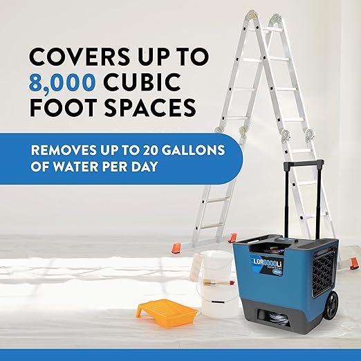 Dri-Eaz LGR 5000Li Commercial Dehumidifier with Pump, 164 Pints, Rugged Portable Industrial Dehumidifier for Up to 8000 Cu Ft - Image 5