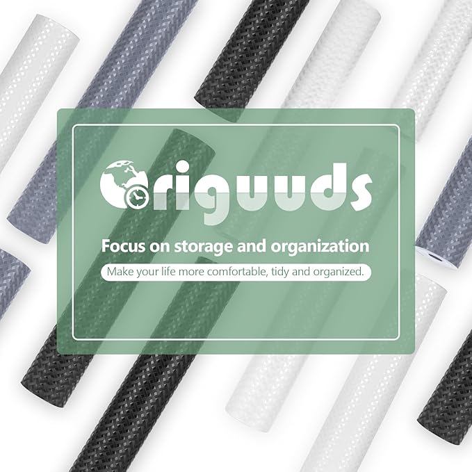 Shelf Liners, Non-Adhesive Drawer Liner, Waterproof & Oil-Proof Kitchen Cabinet Cupboard Liner Plastic EVA Material BPA Free Fridge Liner Mats Paper Protector for Shelves (Black/12in x 240in) - Image 7