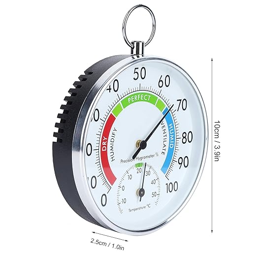 Greenhouse Temperature High Grow Meter, Indoor Thermometer Hygrometer Wall Hanging Temperature Humidity Meter for Home Warehouse Office - Image 5