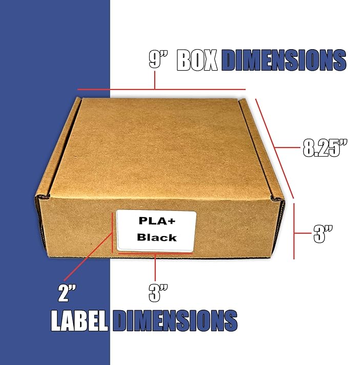 3D Printer Filament Storage Kit 10 Pack. Includes: 10 Boxes,10 Resealable 4.5 Mil Nylon/LDPE Plastic, 10 Rechargeable Clay Desiccant Packs, 10 Humidity Indicators, 30 Printable Labels by NetSellsIt - Image 4