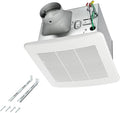 Amazon Basics AB-BV100 Bathroom Exhaust Fan, 110 CFM, 1.0 Sone, Ultra Quiet Operation, ENERGY STAR Certified, White by AmazonBasics