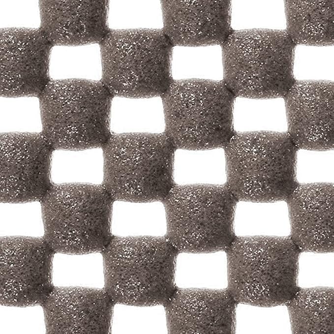 Shelf Liner Drawer Liner Non-Slip Mat Shelves Liners 12" X6.5’ Grid Pattern PVC Non-Adhesive Grip Liner Anti-Slip Mat for Kitchen Cabinets Wire Shelving Pantry Dresser Refrigerator (Brown) - Image 4
