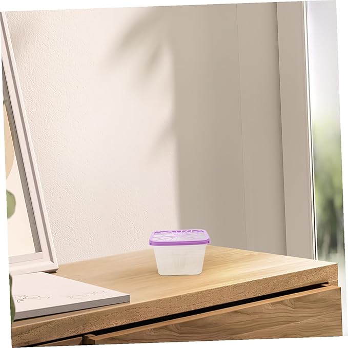 DOITOOL 4pcs Plastic Moisture Absorber Box Refillable Sturdy for Closet and Indoor Environment - Image 4