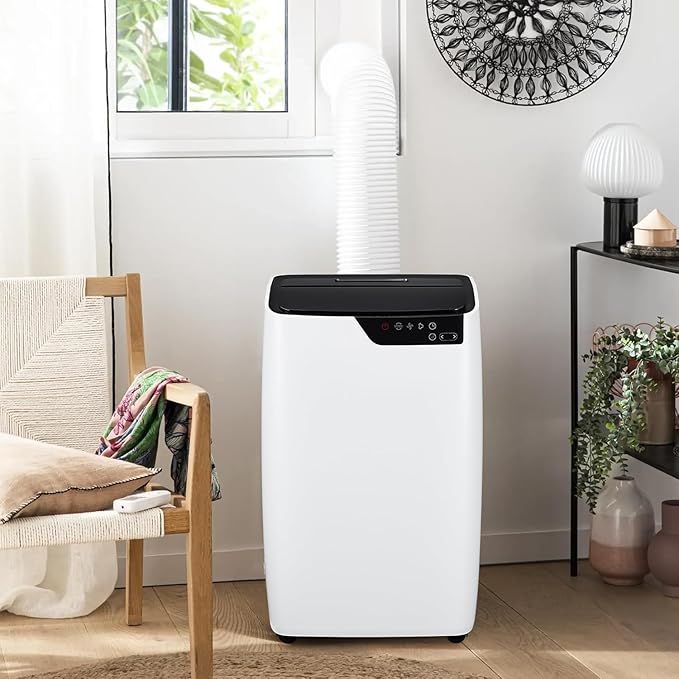12,000 BTU Portable Air Conditioner for 550 Sq Ft 3-In-1 AC Unit with Cooling/Dehumidifier/Fan Modes, Remote, 24H Timer & Installation Kit for Home/Office/Dorm - Image 2