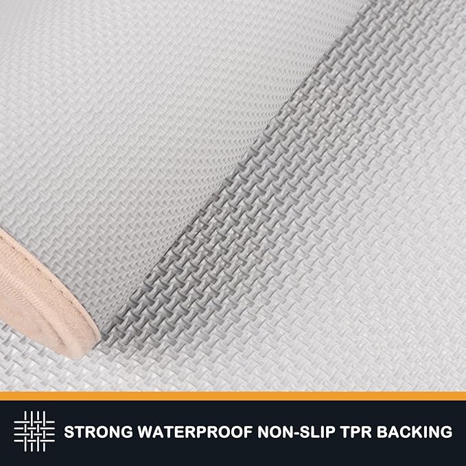 PURRUGS Dirt Trapping Door Mat 34" x 59", Non-Slip/Skid Machine Washable Entryway Area Rug, Dog Doormat, Super Absorbent Welcome Mat for Muddy Wet Shoes and Paws, Beige - Image 6