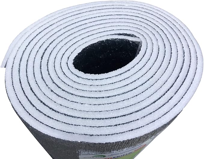 SmartSHIELD -10mm 48" x 50ft R22 Reflective Insulation roll, Foam Core Radiant Barrier, Thermal Insulation Shield - Foil / Foil - Image 2