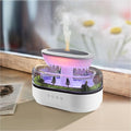 Rain Diffuser 250ML Essential Oil Diffuser, Cloud Humidifier Rain Water Drip Humidifier with Drip Music Micro Landscape Ultrasonic Diffuser for Bedroom (White) by HIROGA