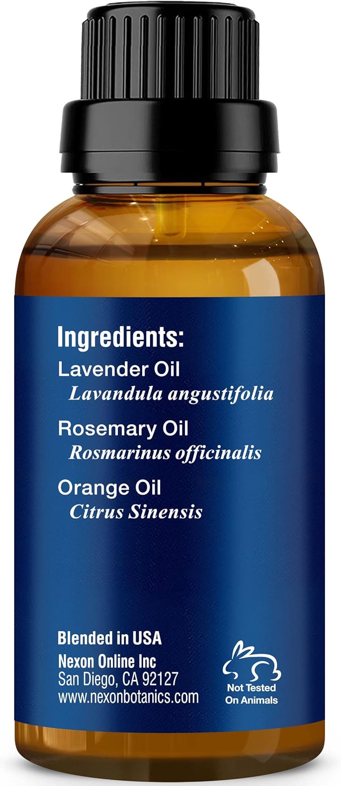 Zen Sleep Essential Oil Blend 30 ml - Lavender & Rosemary Relaxing Oil for Diffusers & Humidifiers - Calming Aromatherapy for Peaceful Sleep - Nexon Botanics - Image 8