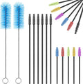 62 Pieces 3 Size Hummingbird Feeder Cleaning Brush Mini Nylon Tube Brush Set Nylon Hummingbird Feeder Parts Cleaning for Bottles, Tubes, Jars, Bird(Blue) by Perthlin
