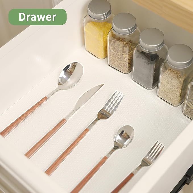 Shelf Liners 24 inch x 20 ft Kitchen Cabinets Liner Non-Stick Drawer Mats EVA Protector Shelving Cupboard Lining (Clear, 24 inch x 20 ft) - Image 4