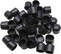 40Pcs Chair Leg Tips, 5/8 Inch Non-Slip Rubber Furniture Leg Caps Black Round Table Feet Covers Floor Protectors (16mm) by Bonsicoky