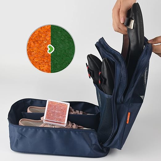 Silica Gel Canister, 45 Gram 6 Packs Hard Plastic Silica Gel Desiccant Canister (Orange to Dark Green), Reusable Gun Safe Dehumidifier Moisture Absorber with Nonwoven Zip Lock Storage Bags - Image 8