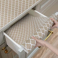 Shelf and Drawer Liner for Kitchen Cabinets Non-Adhesive, Strong Grip Non-Slip Thickened Cabinet Liners for Shelves, Waterproof Mats for Dresser Cupboard, Beige, 23 in x 10 Feet by Shinlendid