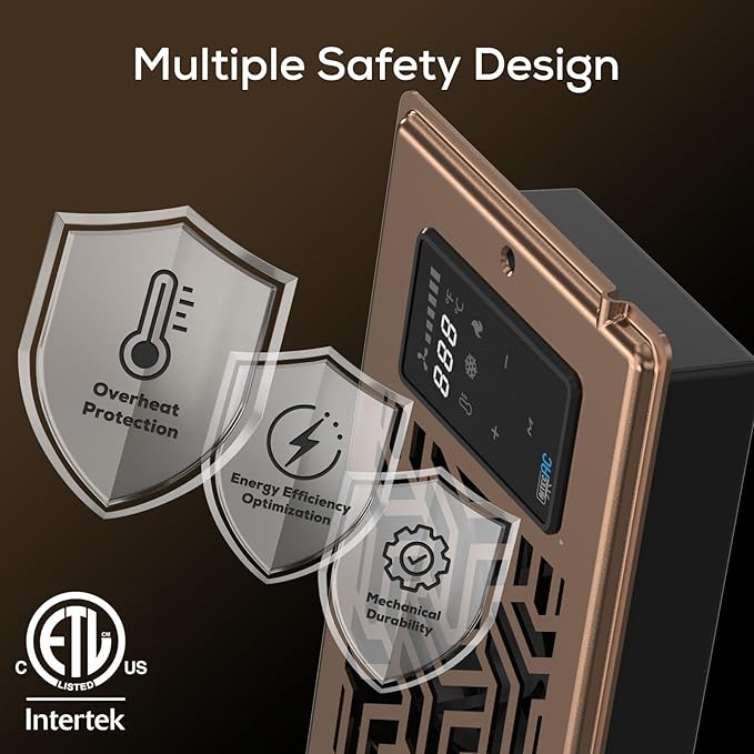 4"x10" Register Booster Fan with Remote Control and Thermostat - Energy Efficient HVAC Vent Booster Fan for Enhanced Home Airflow, Dimmable Display & Easy Installation-Airvent T4-10S - Image 5