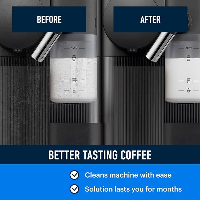 Essential Values Descaling Solution Compatible with Nespresso - Coffee Descaler - Coffee Maker Cleaner - Kettle, Espresso Machine Cleaning - 12 Month Supply 2-Pack - Image 6